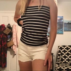 Strapless Tank Top / Pencil Skirt